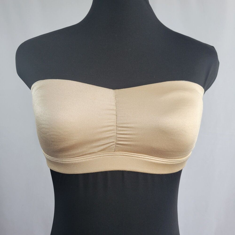Sweet Nothings by Maidenform reversible bandeau strapless bra light pad size 34